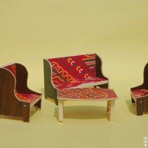 কাঠের সোফা সেট(chw-040)