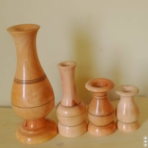 কাঠের ফুলদানী ছোট ( chw-064 )