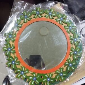 কাঠের কালারফুল আয়না (chw-091)