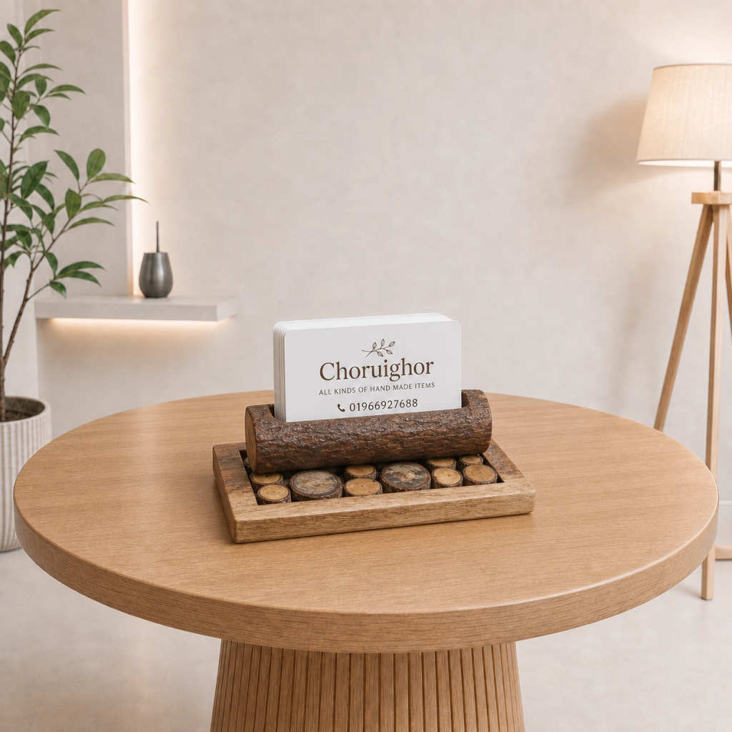 Wooden Card Holder